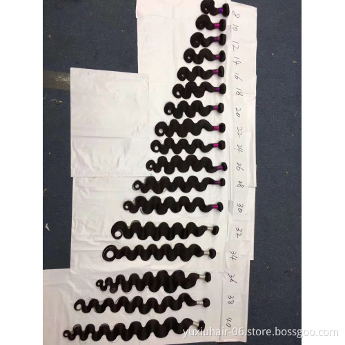 Free sample Brazilian Remy Hair Bundles Natural Color Cuticle Aligned 100%Human Hair Extensions For Black Women